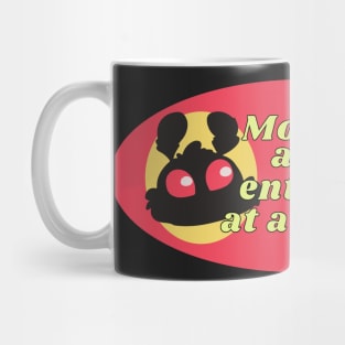 Mothman ate my entire ass at a Denny's, Funny Mothman Car Bumper Mug